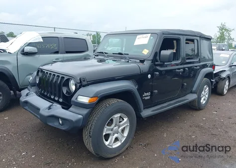 2018 Jeep Wrangler Unlimited Sport из США, поврежденный, VIN 1C4HJXDG3JW150232